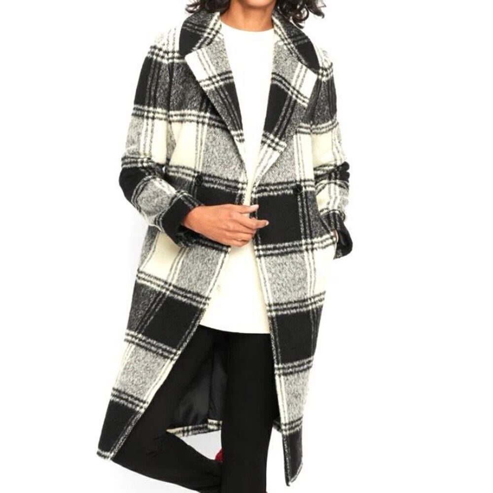 TALBOTS Brushed Wool Blend Coat (oversized Sz M)